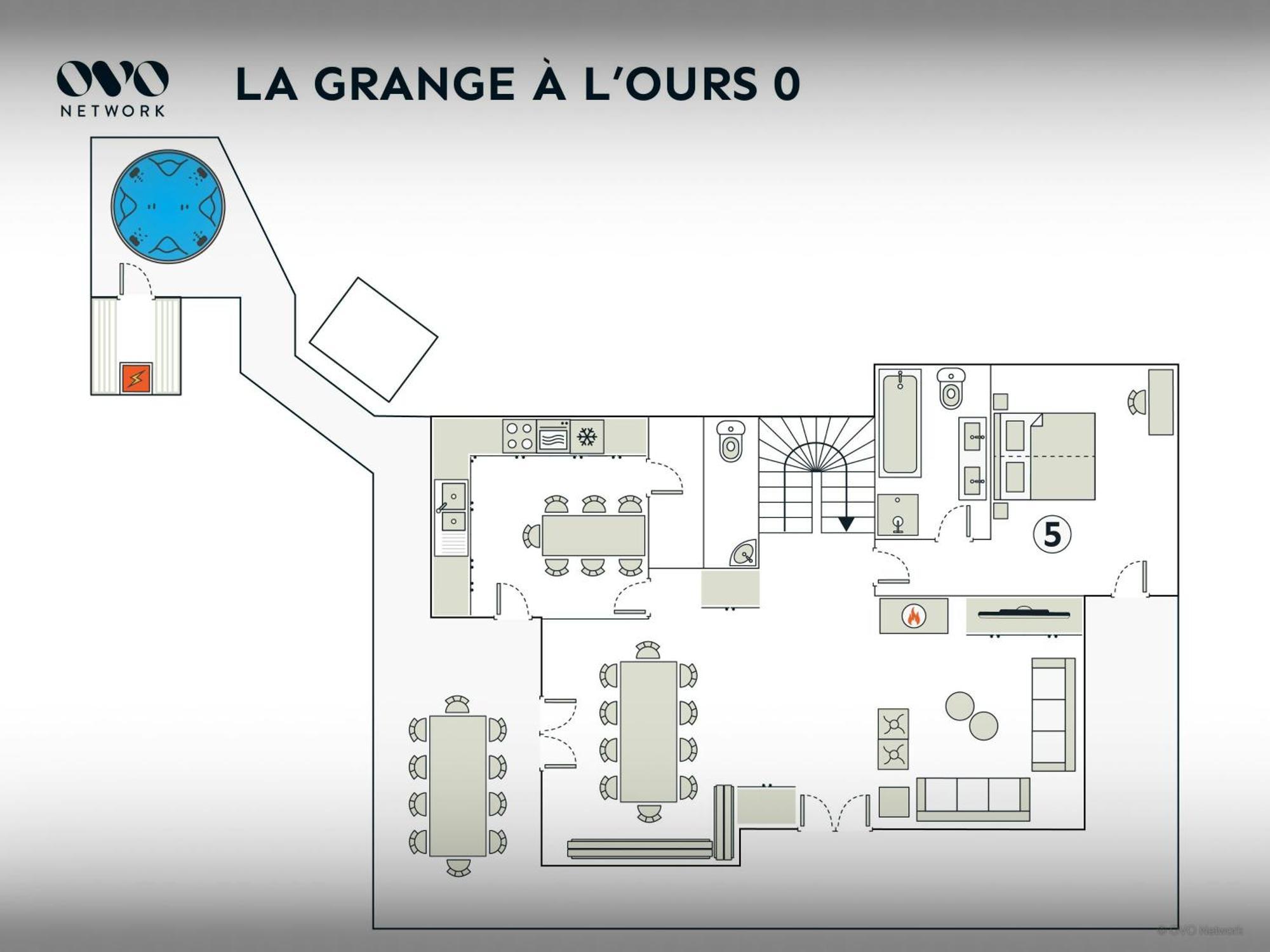 הוילה מניגו La Grange A L'Ours - Ovo Network מראה חיצוני תמונה